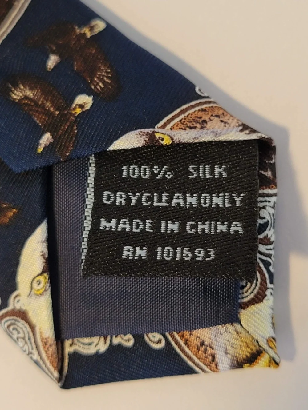 Eagle Neckwear Silk Novelty Tie  Patriotic American Fourth of July 58